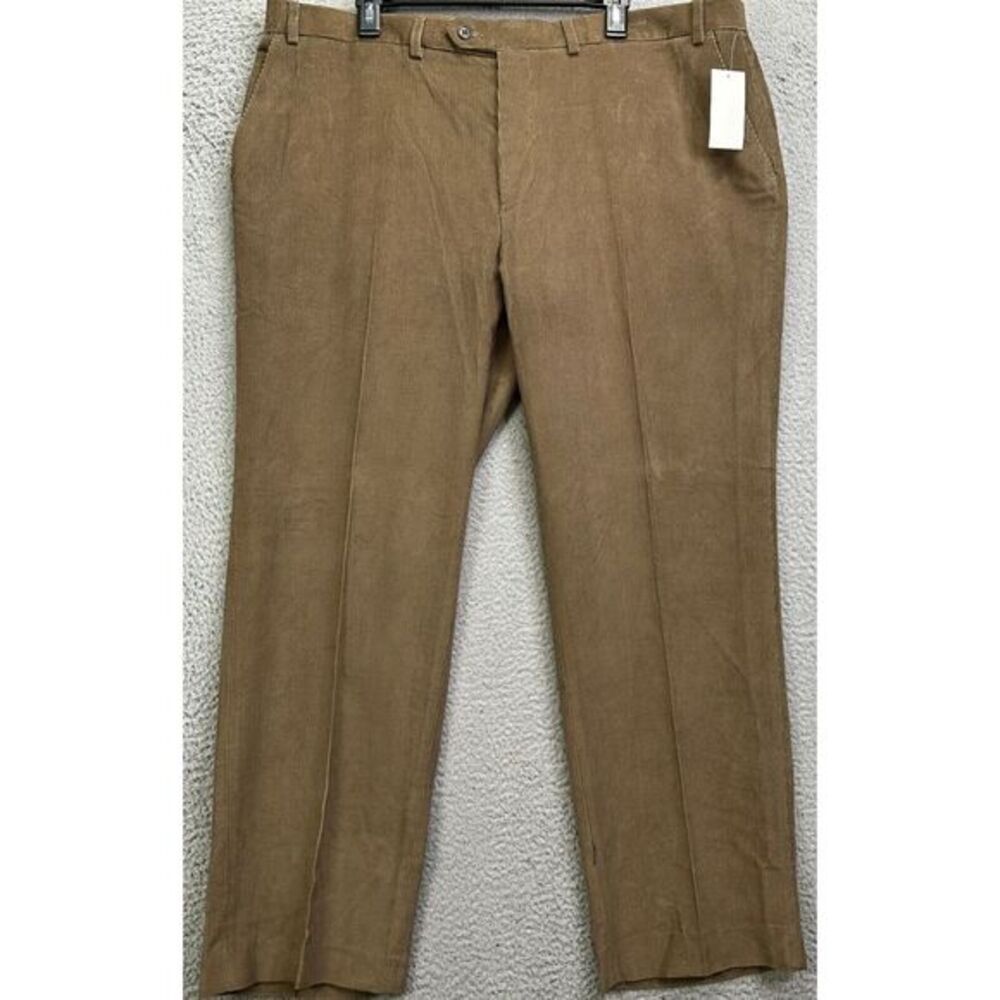 Lauren Ralph Lauren Pants‎ Mens 42X30 Olive Corduroy Flat Front Straight Leg NEW